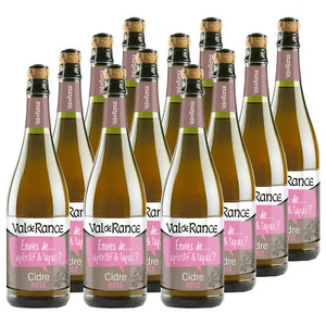 Val de Rance Cidre Rosé Demi-Sec 12x750ml Frankreich Bretagne - Bild 1 von 1