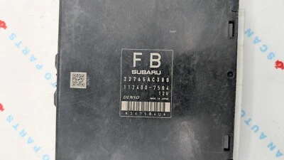Used 2012 Subaru Impreza DENSO 22765AC380 ECU 112400-7584 - Image 1 of 4