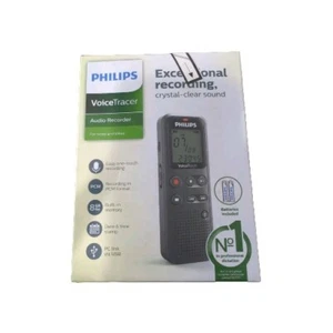Philips VoiceTracer Audio Recorder Digital Dictaphone 8GB DVT1120 Open Box - Picture 1 of 2