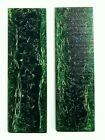 2 pièces. Couteau à angle vert Raffir® 0,375 pouces poignée matériau balances 1,7 pouces x 5,7 pouces 3/8