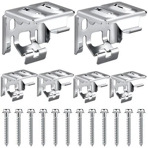 Mini Blind Brackets Bracket for Window Blinds, with Screws (6) - Picture 1 of 7
