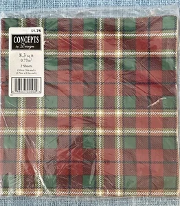 New Vintage Plaid Gift Wrapping Paper Birthday Special Occasions Christmas - Picture 1 of 3