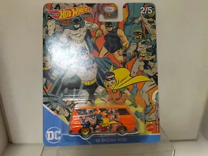 DODGE A100 2/5 DC COMICS 1:64 HOT WHEELS PREMIUM - Imagen 1 de 2