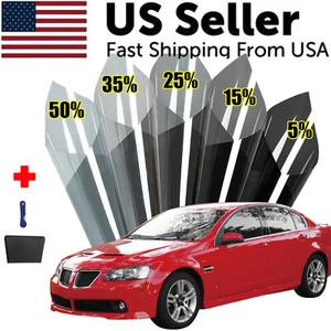 Uncut 20"x10FT 20"x20FT Car Window Tint Film Roll UV Block 5%,15%,20%,35% VLT - Picture 1 of 18