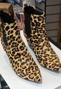 Aldo Leopard Print Ankle Boots, UK Size 6 - Picture 1 of 4
