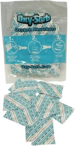 Absorbedores de oxígeno Oxy-Sorb 20 unidades para almacenamiento de alimentos, 300cc, azul - Imagen 1 de 1