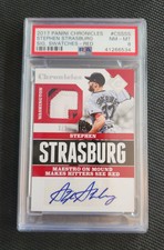 2/5 Stephen Strasburg | P Nationals | 2017 "Signature Swatches" Auto #CSS-SS