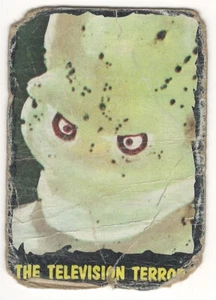 1964 THE OUTER LIMITS # 1 " THE TELEVISION TERROR " CARD - MADE IN THE U.S.A. ! - Picture 1 of 2