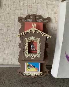 Vintage Soviet wall shelf matchbox holder\ house\ rooster\ samovar\ USSR - Picture 1 of 19