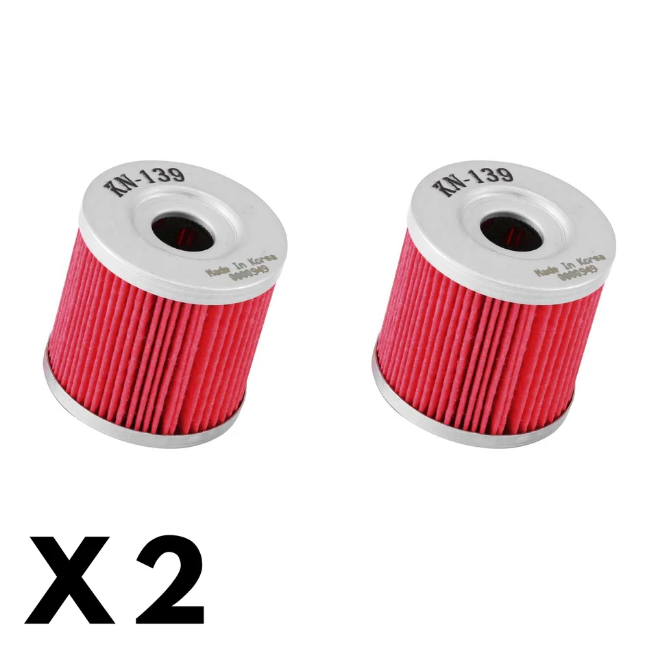 2 Pack K&N Oil Filter for Suzuki DRZ400E 2000-2024 - Image 1 of 1