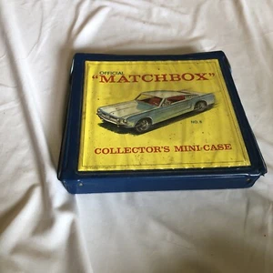 Official Matchbox Collector's Mini-Case No 8 1967 Lesney 18 Ct. Blue - Picture 1 of 3