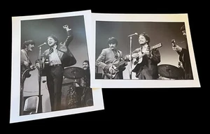 Dos BOB DYLAN 17""x22"" con LA BANDA Carnegie Hall Enero 1968 ESTADO INVISIBLE Impresiones XL - Imagen 1 de 5