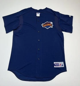 VTG Brooklyn Cyclones Majestic Minor League Baseball Jersey USA Made Mens Medium - Picture 1 of 7