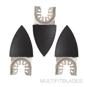 3 x Finger Sanding Pad Oscillating Tool- Rockwell Sonicrafter Hyperlock, DeWalt  - Picture 1 of 1