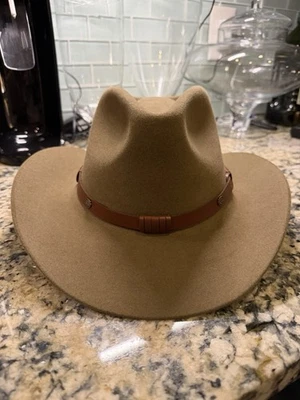 90s 5X Stetson Gun Club Catera Hat, Bark Brown, Size 6 7/8 ,  Mint Condition - Image 1 of 4