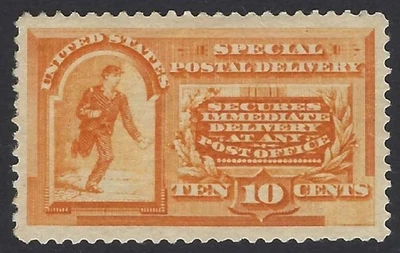 US Scott # E3 - Mint OG H - PSE FVF Graded 75J - JUMBO!                   (P-17) - Image 1 of 3