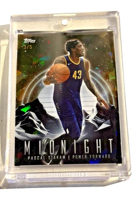 Pascal Siakam Topps Midnight 3/5 Basketball #43 2024 Indiana Pacers Rare - Image 1 of 2