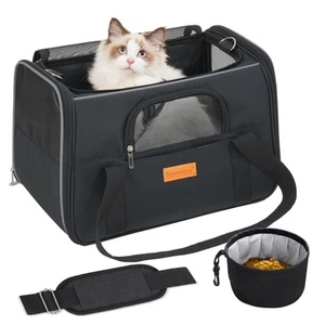 Cat Carrier, Dog Carrier, Cat Bag Carrier, Cat Travel Carrier, Soft-Sided and... - Picture 1 of 9