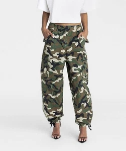 KBB by KAHLANA tiro medio pierna recta 'The Cargo Jogger' camuflaje XL NUEVO CON ETIQUETAS - Imagen 1 de 3