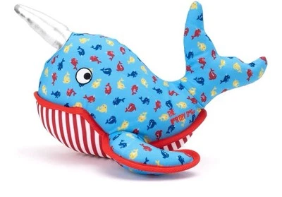 The Worthy Dog Large Narwhal Dog Toy With Squeker - Image 1 of 2