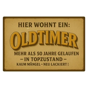 Geburtstag 50 Jahre Blechschild | 20x30cm | Dekoschild Schild Metallschild - Bild 1 von 6