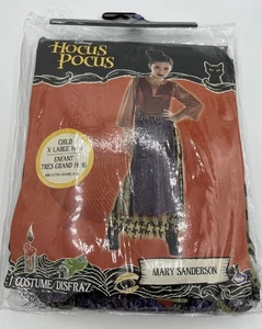 Disney Hocus Pocus Mary Sanderson Halloween Dress Up Costume New XL,ChildCosplay - Picture 1 of 6