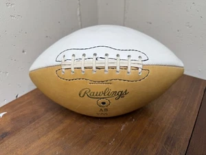 Bonita pelota de fútbol americano vintage de cuero Rawlings de los años 60 modelo AB RARA EE. UU. DE COLECCIÓN - Imagen 1 de 11
