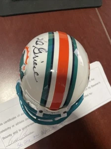 Bob Griese Miami Dolphins Autographed Mini Football Helmet - Picture 1 of 5