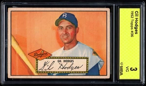 1952 Topps #36 Gil Hodges HOF MBA 3 CENTERED EYE APPEAL - Picture 1 of 2