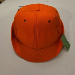 Gorra de Caza Mahco SNO-Cap Naranja Brillante Hecha en EE. UU. Talla X-Grande De Colección - Imagen 1 de 10