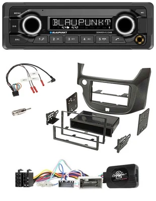 Blaupunkt Bluetooth DAB Lenkrad USB Autoradio für Honda Jazz ab 2014 dunkelgrau - Bild 1 von 4