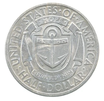 1936-D Rhode Island Commemorative Half Dollar *0219 - Image 1 of 3