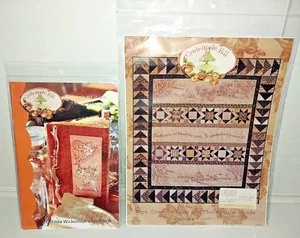 Lot 2 Crab apple Hill patterns Over the River quilt & Celinda's Spellbook - Picture 1 of 2