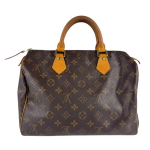 Auténtico Bolso de Mano LOUIS VUITTON Monograma Speedy 30 Marrón M41526 - z4638 - Imagen 1 de 13