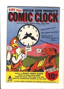 Vintage "Oscar and Friday's COMIC CLOCK" by Reed and Associates 1940 - Picture 1 of 2