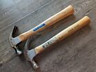 Lot+of+2+16+oz+Claw+Hammers+USA+Wooden+Handle%3A+Master+Mechanic+%26+Ohio+Hickory+