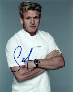 Gordon Ramsay signed 8x10 Picture Photo autographed with COA - Imagen 1 de 1