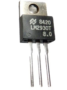 LOT DE 5 REGULATEURS LOW DROP LM2930 - 8,0 v EN BOITIER TO-220 - Picture 1 of 1