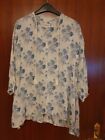 Denim & Supply Ralph Lauren XS Damen Bluse creme blau floral Tunika Boho Style