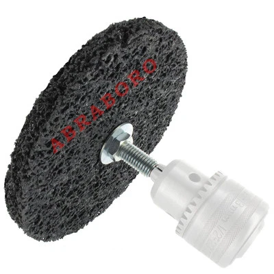 ABRABORO Abrasiv-Schleifscheibe Schleifkeks, Ø 150/ Dorn Reinigungsscheibe cbs csd