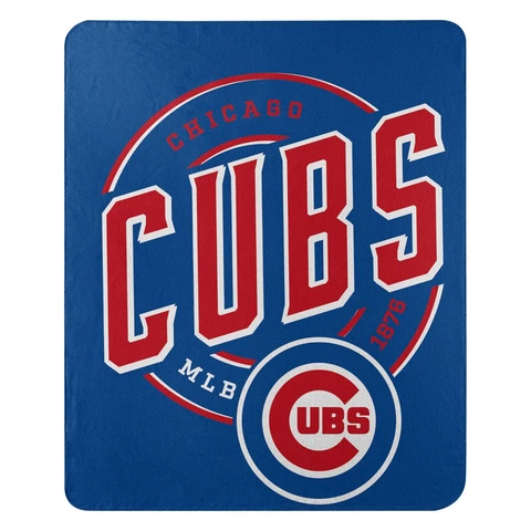 Chicago Cubs Fleece Throw Campaign Official MLB 50x60 Cover