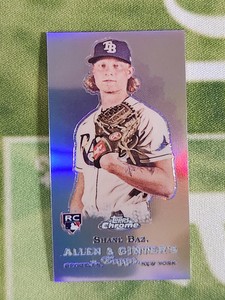 Shane Baz 2022 Rookie Design Variation Mini RC Rookie #RDV-5