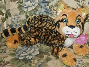 Little Brownie Bakers Plush Leopard Stuffed Animal Beanie Go For Bold New Tags Y - Picture 1 of 2