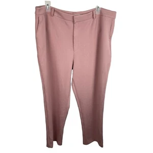 Avec Les Filles Size 2X Pink Ankle Dress Pants Career Casual Plus Size New - Picture 1 of 7