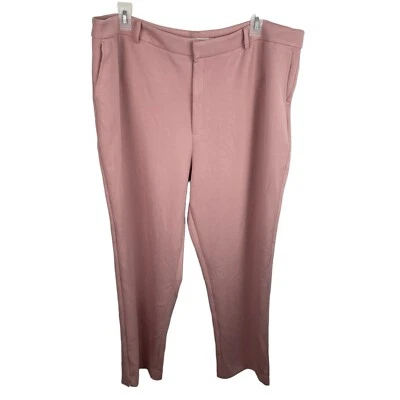 Avec Les Filles Size 2X Pink Dress Ankle Pants Career Casual Plus Size New - Image 1 of 4