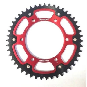 SUZUKI GSX1300R HAYABUSA 2008-2016 SUPERSPROX 44T TRI METAL REAR SPROCKET RED - Picture 1 of 1