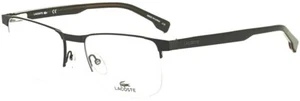 NWT LACOSTE L2248 001 53mm Black Men's Metal Eyeglasses Ophthalmic Rx Frame - Picture 1 of 7