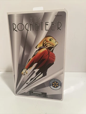The Rocketeer Deluxe VHS Diamond Select Walmart Exclusive Action Figure 7” New Cover