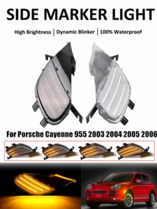 LED Dynamic Side Marker Lights For Porsche Cayenne 955 2003 2004 2005 2006 - Bild 1 von 24