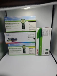 HP 305A Toner 410A LaserJet Pro 300 400 M352A Toner Cartridge 3 Black 1 Yellow  - Picture 1 of 15